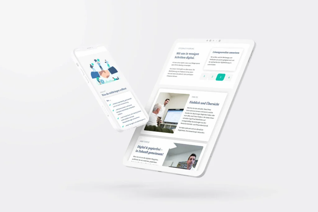 Karriere, mobil gedacht. – Website von BFO – Redesign