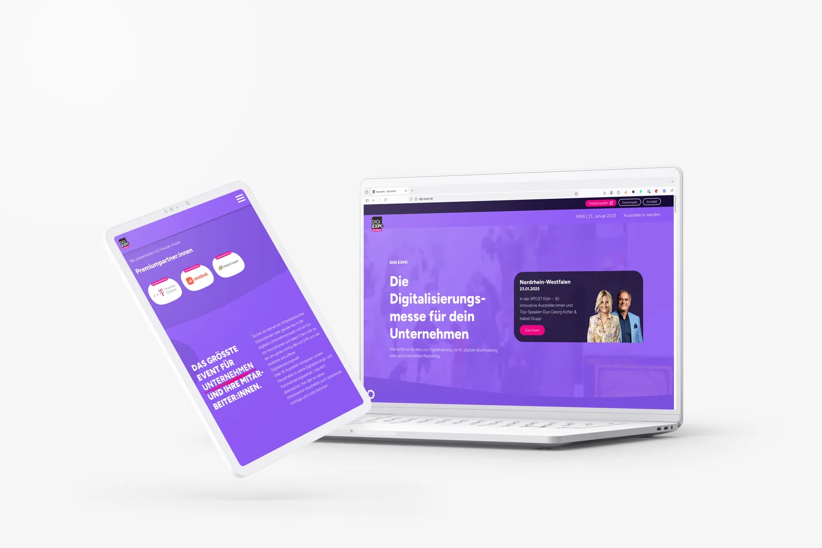 Digitalisierung neu gedacht. – Website von DIGI EXPO – Corporate Website